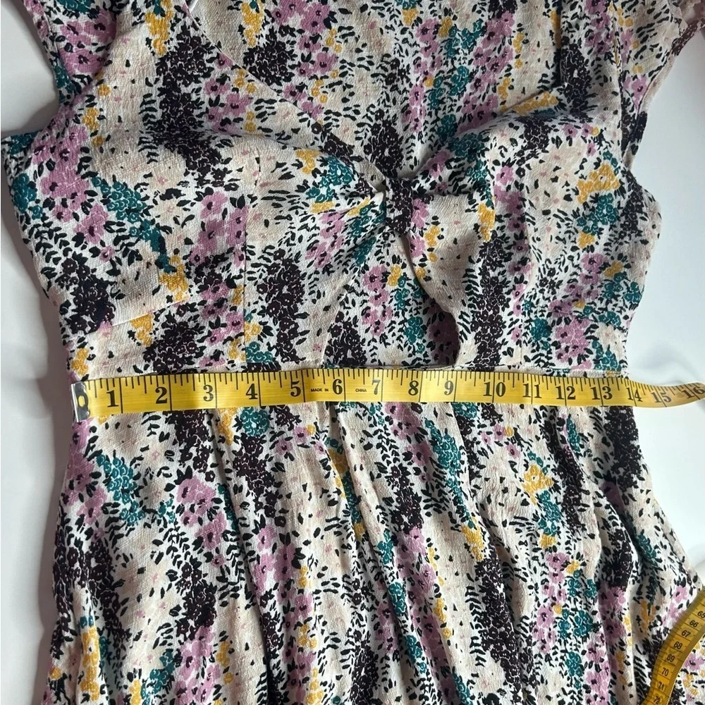 Free People Miss Right Floral Cutout Mini Dress EUC Sz S boho chic Cottagecore